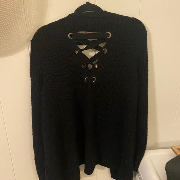 No Boundaries woman’s xl 15-17 cardigan sweater - Picture 2 of 3